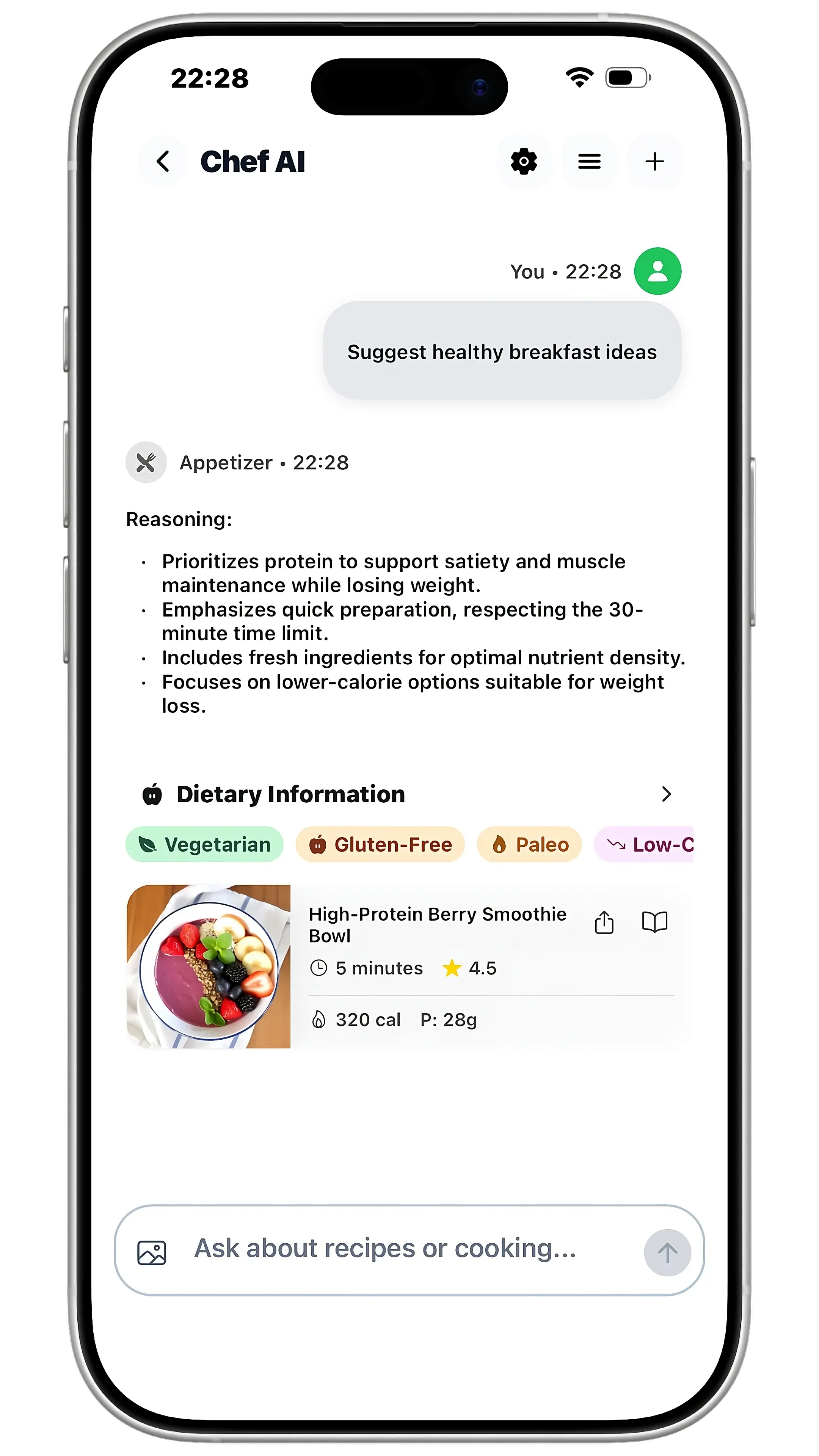 Chef AI chat